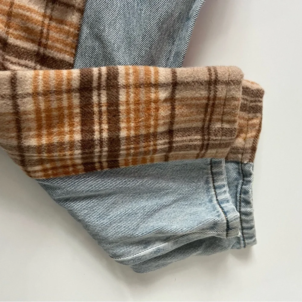Still Here • Jeans Childhood Straight Leg in Butterscotch Vintage Blue Plaid